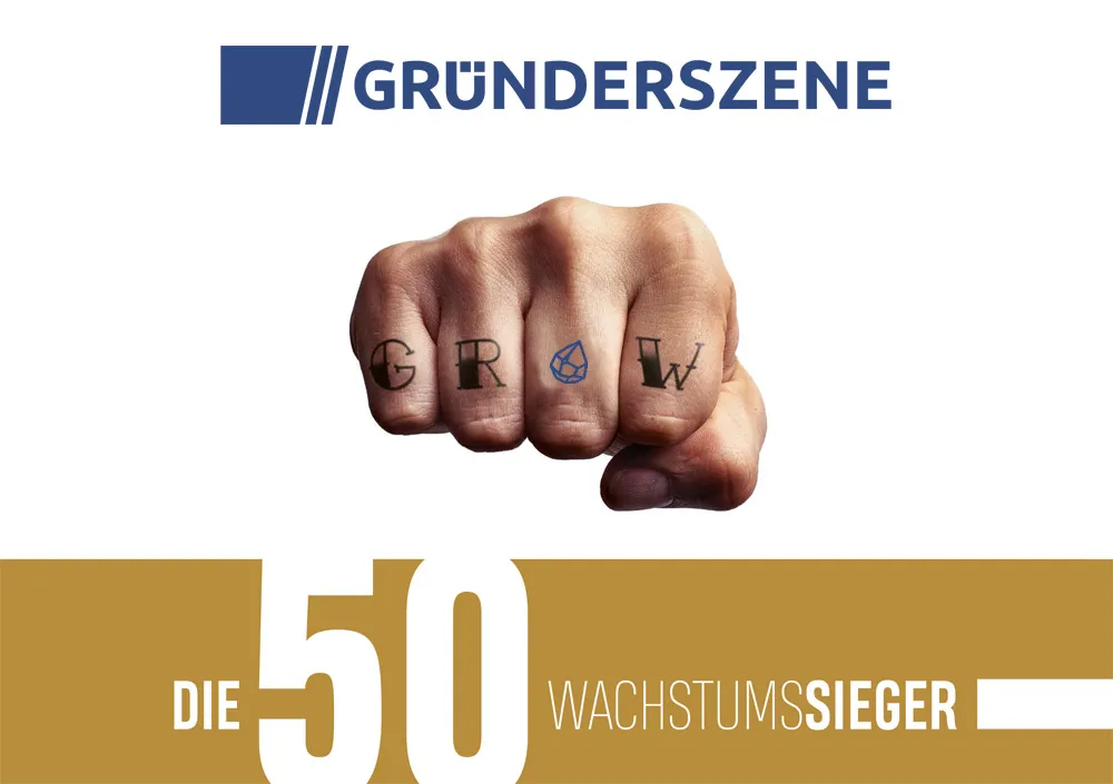 Gründerszene.de Wachstums-Sieger Top 50
