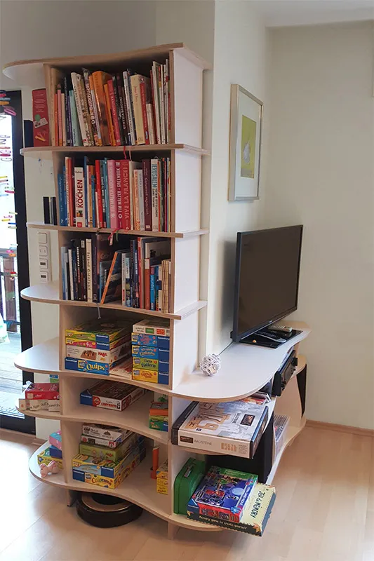 Eckregal für TV