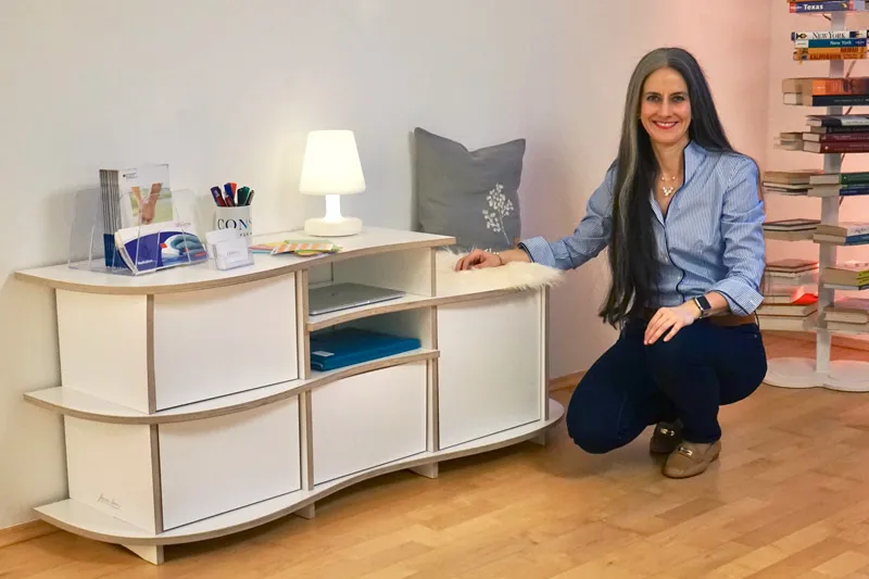 Organsische Sitzbank