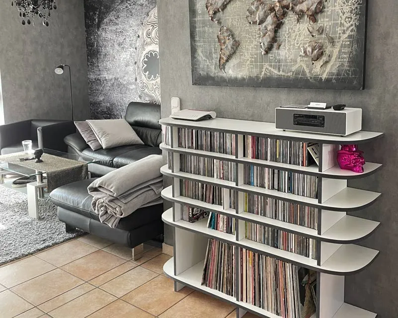 CD- und Plattenregal