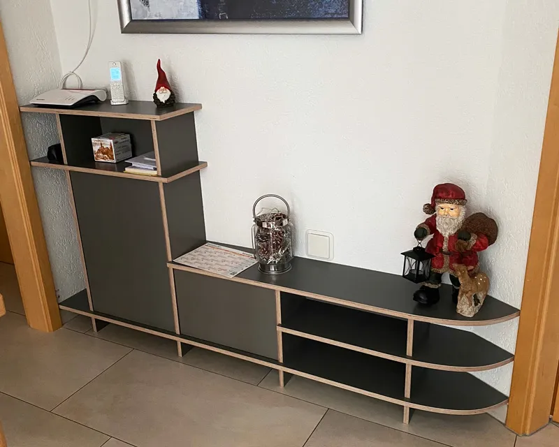 Sitzbank mit Ablage