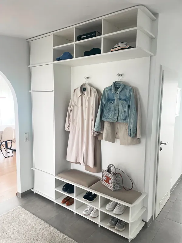 Funktionale Flurgarderobe