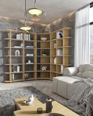 Eckregal Sempla Eiche