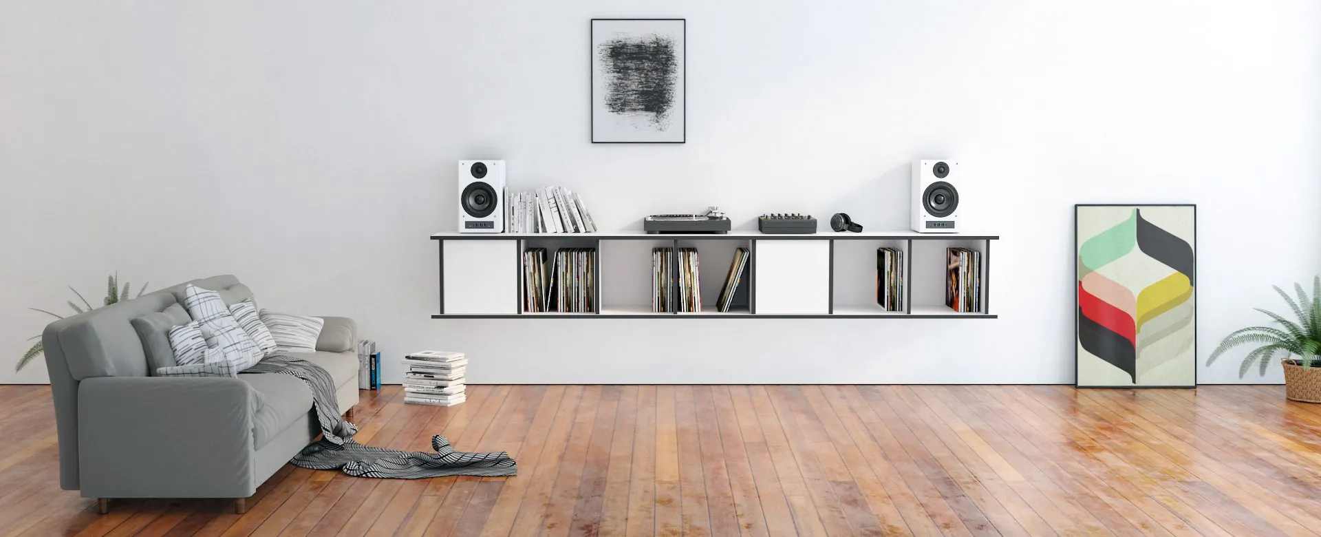Eine konfigurierbare Schallplatten Aufbewahrung für dein Zuhause