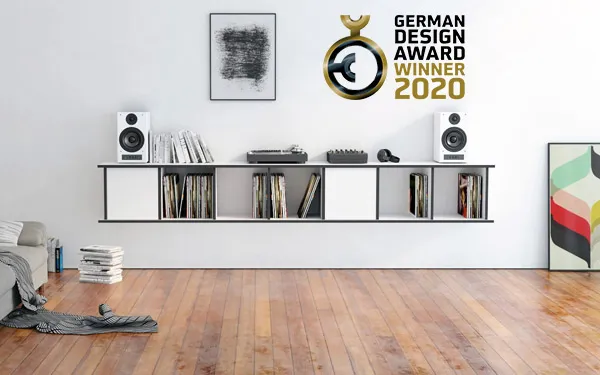 Schallplattenregal Vinylos