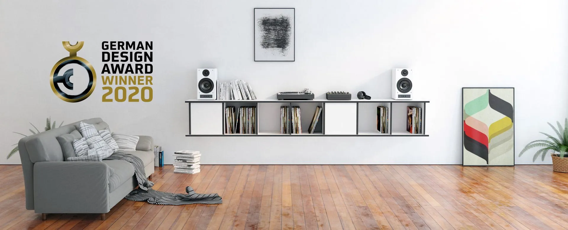 Record shelf Vinylos