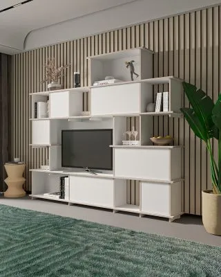 TV-Wand Theo lateral