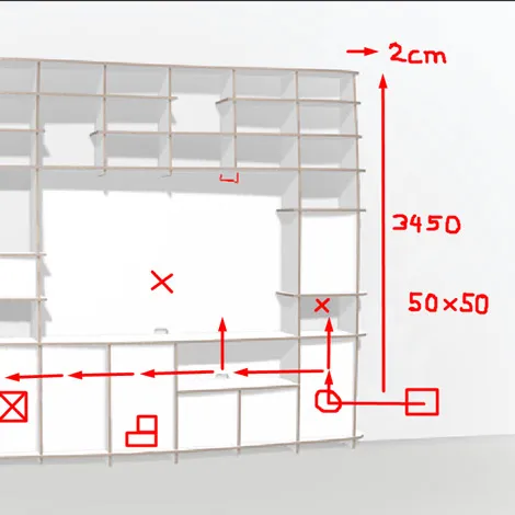 Editorscreenshot als Planungsgrundlage