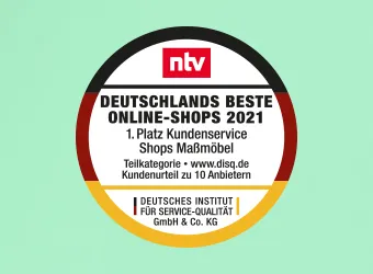 Auszeichnung Deutschlands Bester Online-Shop 2021 - Kundenservice