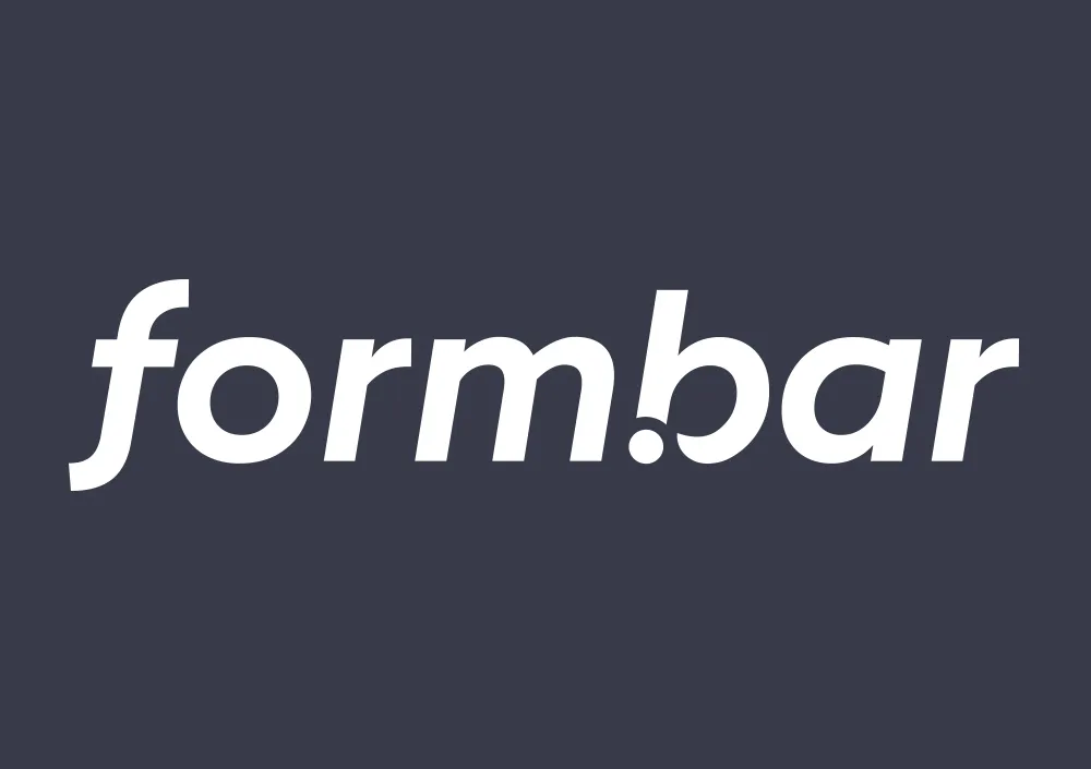 form.bar Logo Weiß Mono