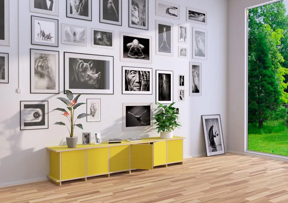 Das Gelbe Sideboard Lola für dein Loft