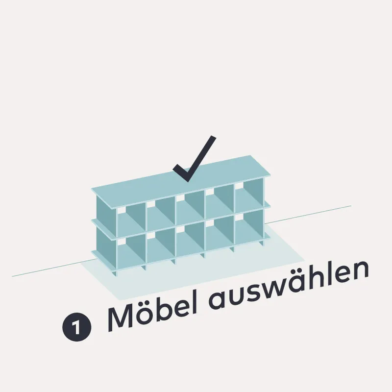 Möbel auswählen-Regal