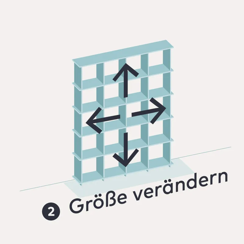 Größe verändern-Maße