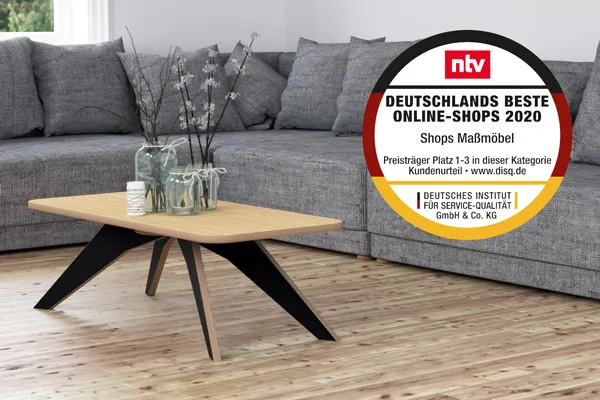 Couchtisch Ornata im Designer-Wohnzimmer