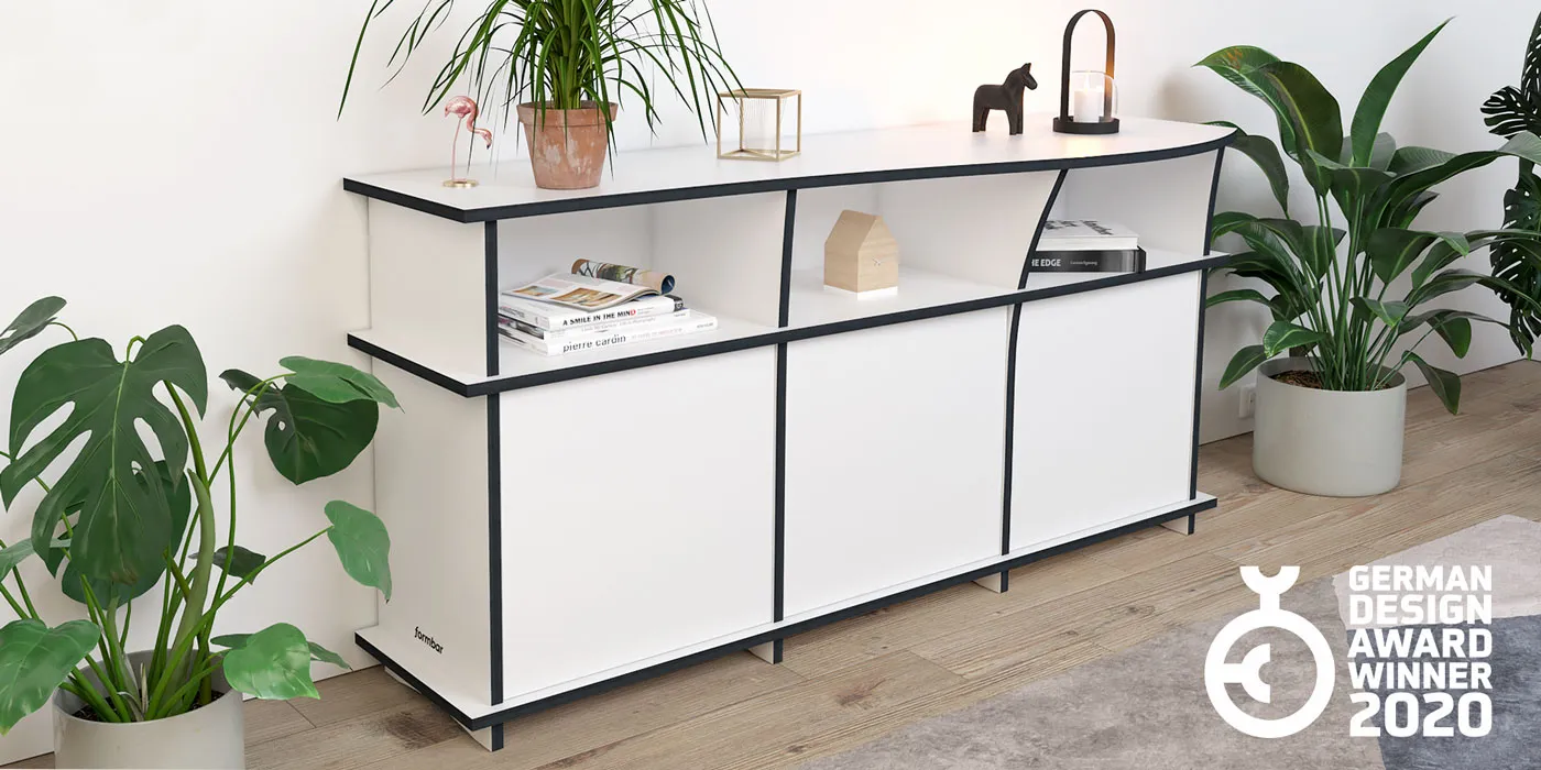 Sideboard Pure mit Pflanzen