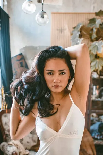 Mai Duong Kieu beim Fotoshooting