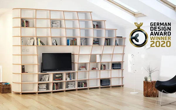 Wall unit Massima with TV recess