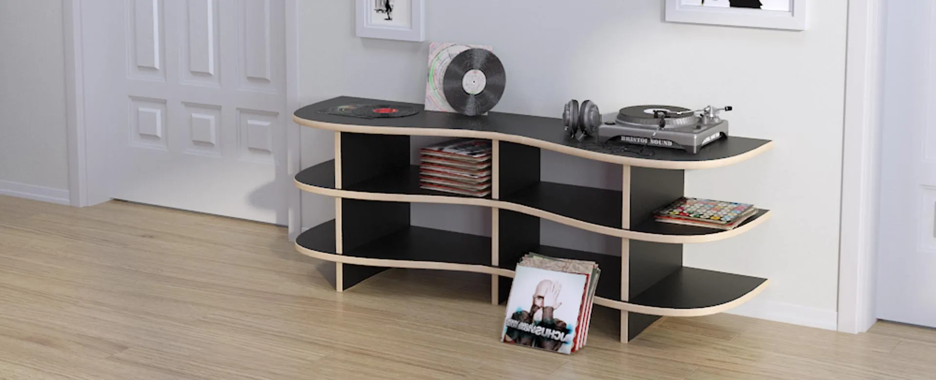 Jugendzimmer mit Hifi-Rack Boronda