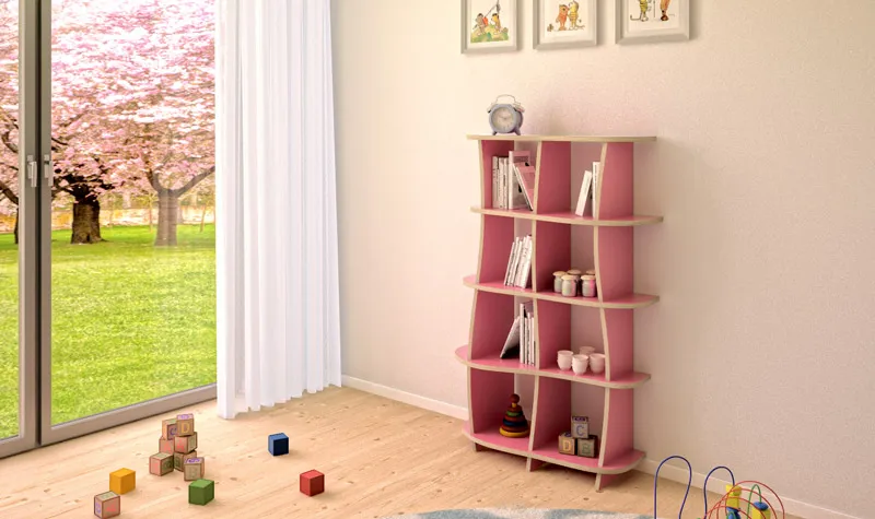 Our girl shelf Nela in pink