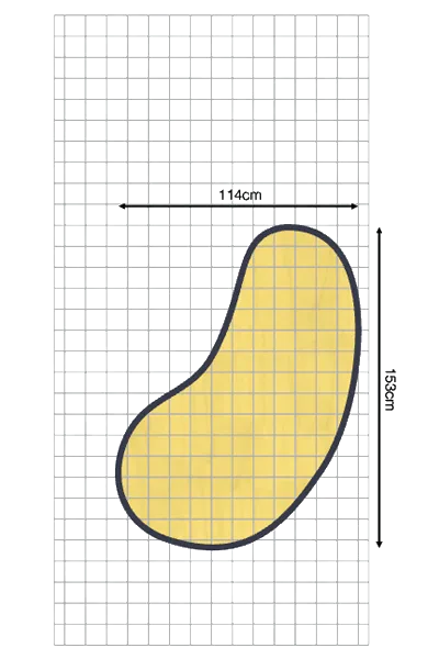 Tischplattenkonfigurator Rene in gelb