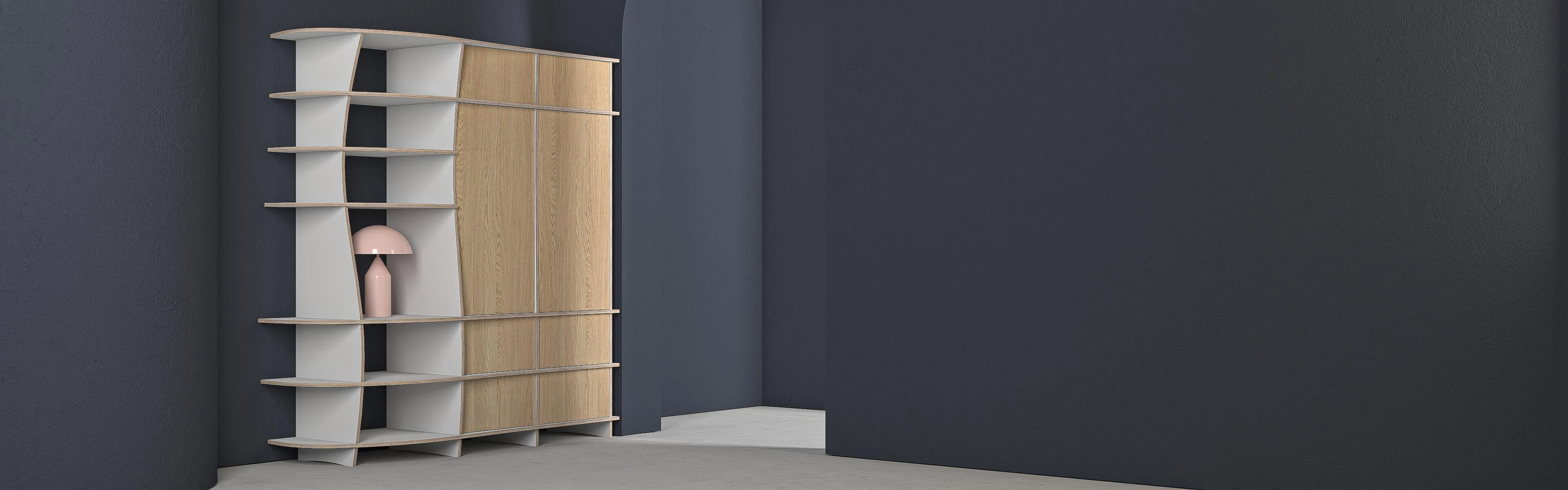 Armoire à vêtements dans un environnement moderne