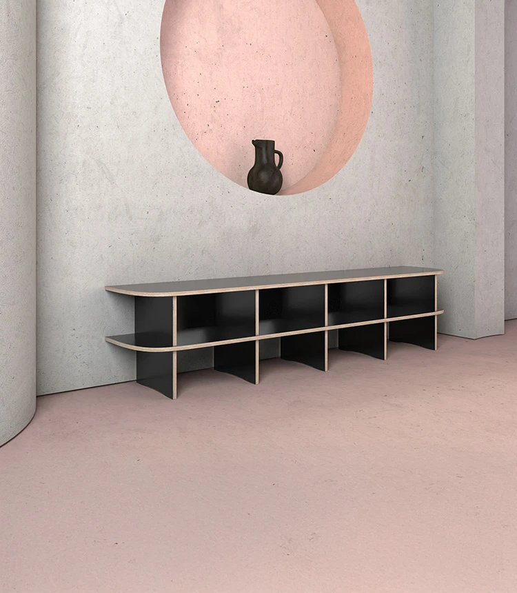 Bancs dans un environnement moderne