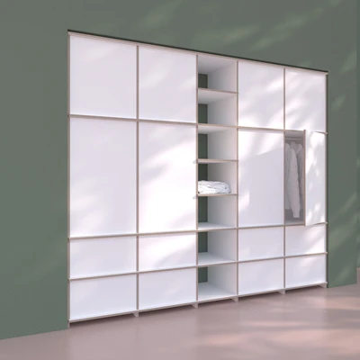 Closet in modern surroundings
