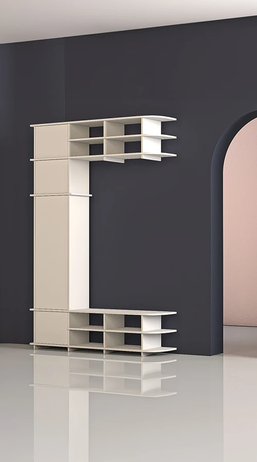 Garderobe in moderner Umgebung