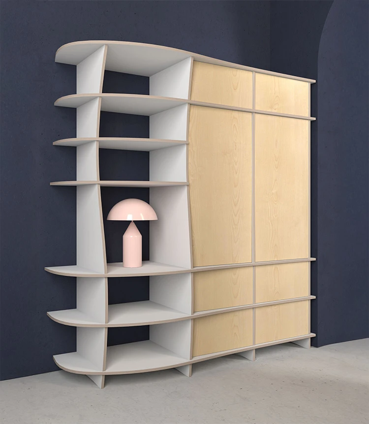 Kleiderschrank in moderner Umgebung